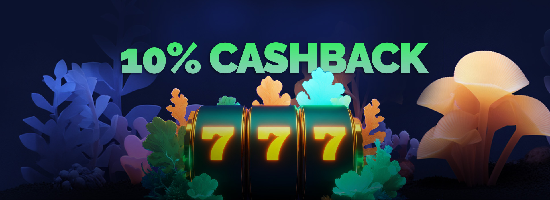 15 percent cashback on net losses